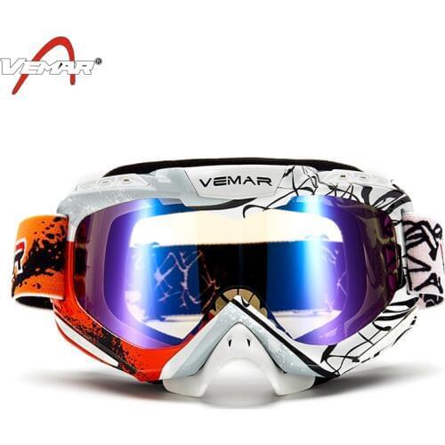 2020 New Motocross Glasses Off Road ATV UTV Casque Motorcycle Gafas Goggles Dirt Bike MX Goggle Glasses Lunettes de moto