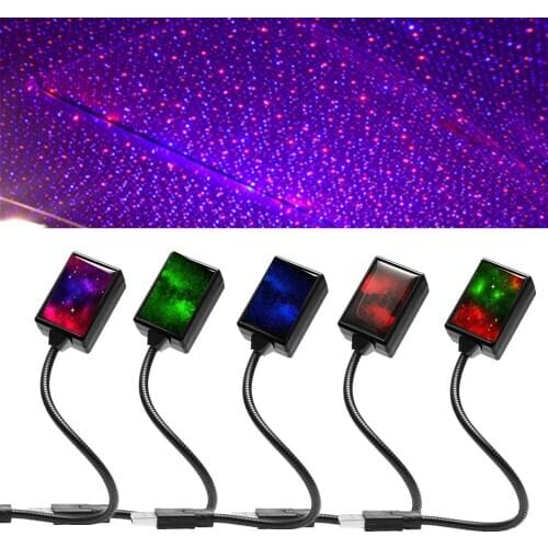 New Star Galaxy Projector Flexible Neon Backlight In The Car Star Light Projector Ambient Light Car LED Indoor Interior Lighting