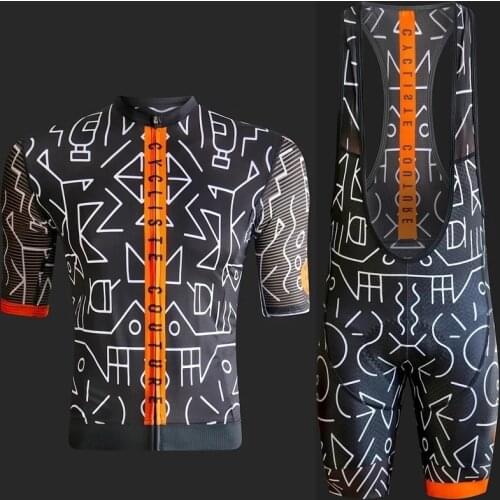 Chaise Zomer Team Wielertrui Set Heren Kleding Fiets Kleding Fietsen Kleding Ademend Korte Mouwen Pak Maillot Ciclismo