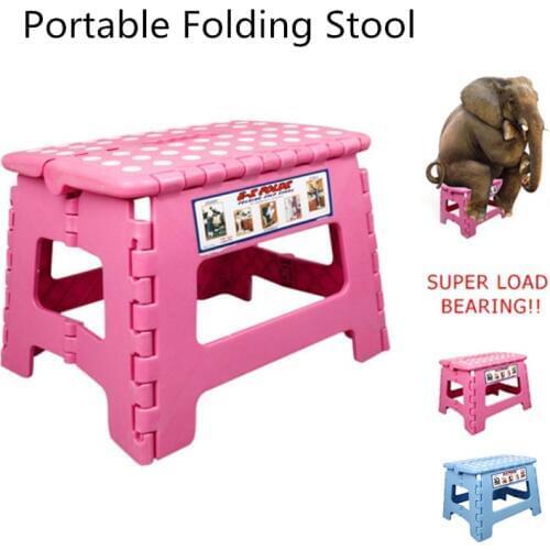 Folding Stool Portable Stool Fishing Camping Stools Mini Seat Queue Tool Plastic Easy Storage For Indoor Outdoor Garden Travel