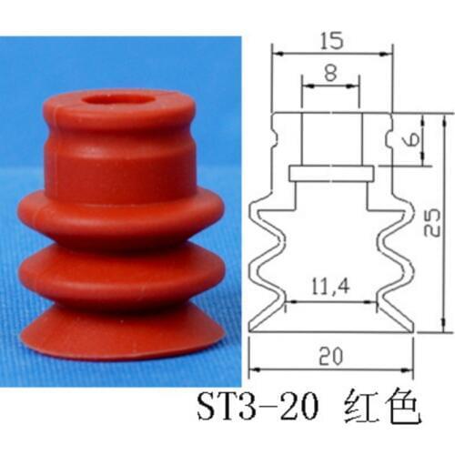 Vacuum sucker nozzle pneumatic component three-layer manipulator without trace suction pen sucker 10PCS