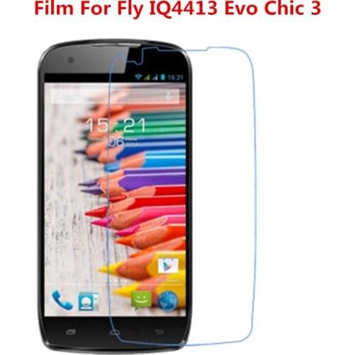 1/2/5/10 Pcs Ultra Thin Clear HD LCD Screen Protector Film With Cleaning Cloth Film For Fly IQ4413 Evo Chic 3