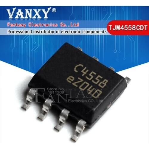 10PCS TJM4558CDT SOP8 TJM4558 SOP C4558 SMD SOP-8 new and original IC