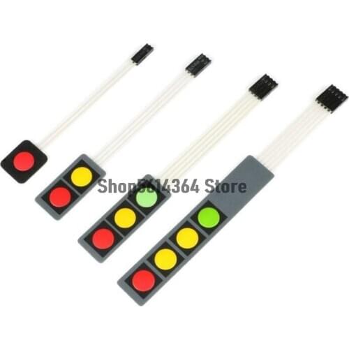 12V 1/2/3/4 Key Matrix Membrane Switch Keypad Keyboard 1pc