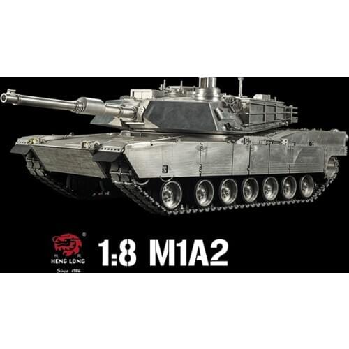 1239MM Heng Long 1/8 Scale Full Metal USA M1A2 Abrams RTR RC Tank 3918 Battery TH16994