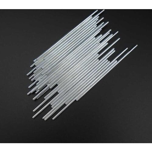 20PCS X NEW HQ 2MM X 80MM M2 Iron Shaft Toy Car Gear Wheel Axle for DIY Accessories Motor Galvanize 2X80MM M2X80 *FD609X20