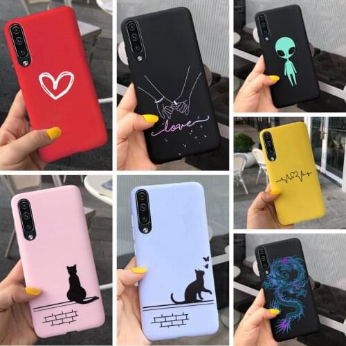 Phone Case For Samsung A50 A70 A51 A71 4G Cover Soft Silicone Coque Matte Cover For Samsung A50s A30s A70s A 51 A 71 A715F Cases