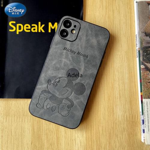 DISNEY 2021 Minnie Silicone Case for IPhone 11 Pro Xs Max 6S 7 8 Plus Official Liquid Silicon 360 Full Cover zz0421-10