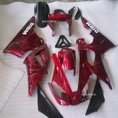 Hot For Yamaha R1 YZF1000R1 YZF R1 00 01 Red & black YZF-R1 2000 2001 YZF-R1 YZF R1 ABS Fairings Price (Injection molding)