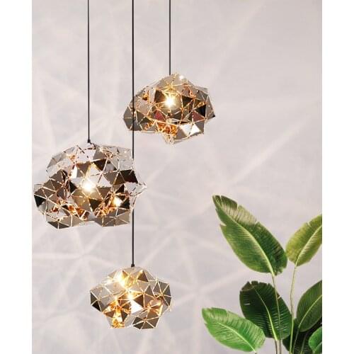 Chandelier Modern Window Clothing Lighting Store Decoration Lamp Bedside Creative Stainless Steel Bar Table Art Light Chandelier
