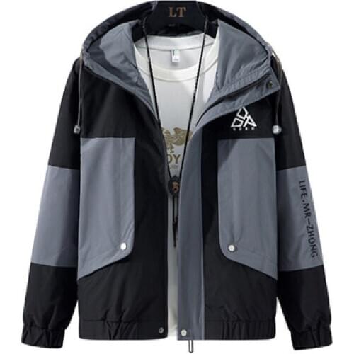 2020 Spring and Autumn new loose jacket casual sports jacket zipper comfort streetwear coat