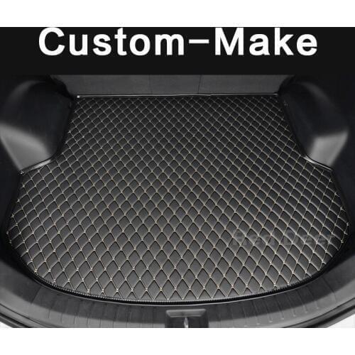 Customized car trunk mat for Skoda Octavia Superb B8 B6 B5 Rapid spaceback Fabia Kodiaq Yeti Karoq Kamiq Citigo cargo boot liner