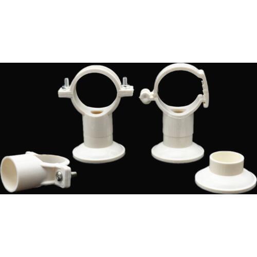 PVC water pipe hanger pipe clamp wire pipe clamp plate type base clamp 20mm 25mm 32mm 40mm water supply plastic pipe fittings