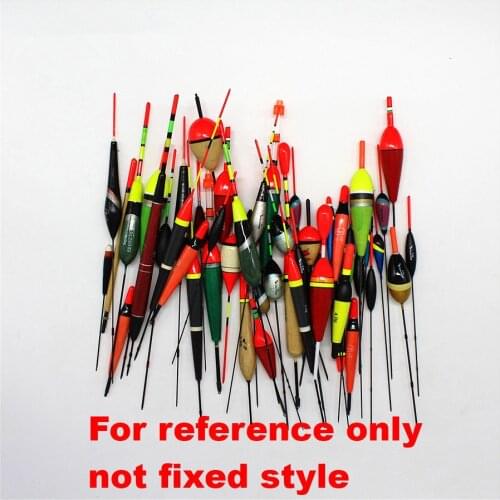 Agape Clearance of Inventory Fishing Float Assembly 20/50/100pcs Random Different Size Verious Style