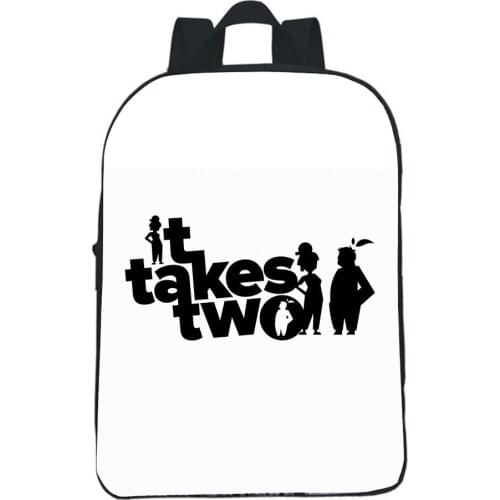 It Take Two Backpack Kindergarten Children Bags Bookbag Fashion Student School Bag Knapsack Cosplay Kawaii Travel Bag Kids Gift