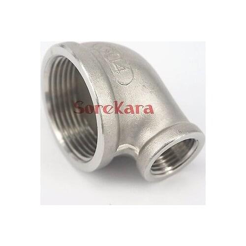 2" BS To 1-1/4" BSP Female 304 Stainless Steel Reducing Elbow Connector Pipe Fitting water oil air