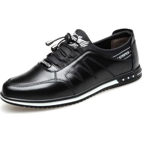 Men Shoes Genuine Leather Men Casual Shoes Fashion Low Lace-up Brand Cowhide Shoes Flats Zapatillas Hombre Men Driving Shoes