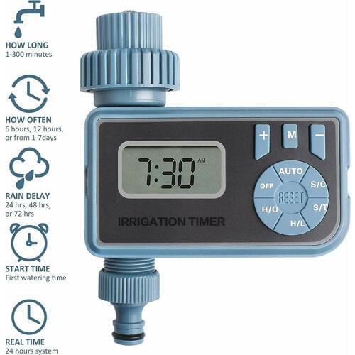 LCD Automatic Intelligent Irrigation Timer Garden Watering Hose Water Sprinkler Irrigation System Agriculture Irrigation Timer