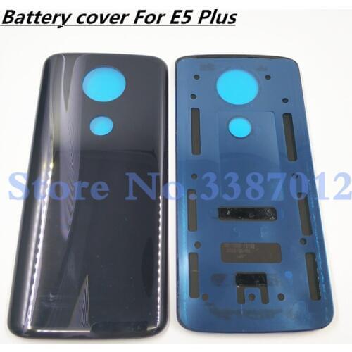 For Motorola Moto E5 XT1944 E5 Plus (5th Gen) XT1924 Battery Cover Rear Door Housing Case Repair Parts
