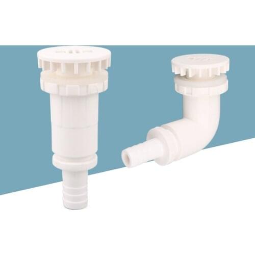 1pc PVC 20mm Aquarium Fish Tank Bulkhead Joints Garden Irrigation Connector Water Tank Drainage Tube Adapter