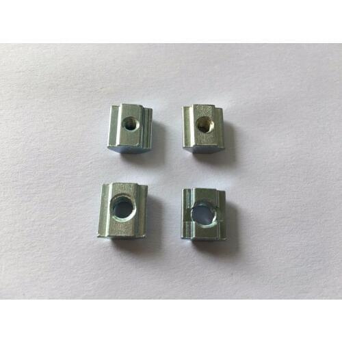 100pcs M4 M5 M6 M8 T Sliding Nut block Aluminum Profile slot 8 Zinc 3030 Coated Plate Aluminum Accessories