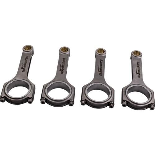 4x 144mm Conrods Connecting Rod For VW Golf MK4 Gti For Audi A3 A4 A6 S3 S4 TT 1.8T 4340 Floating Shot Peen Crankshaft Screws