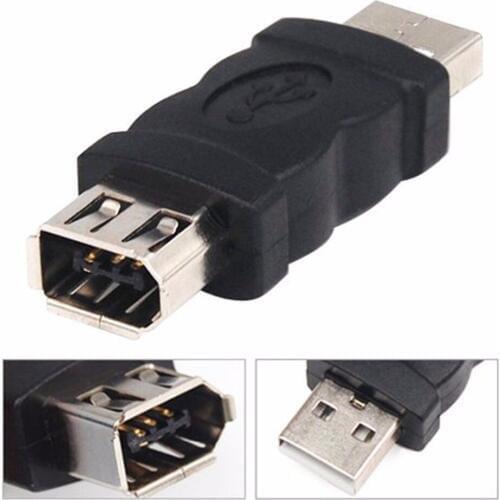 Firewire IEEE 1394 6 Pin Female to USB Type A Male Adaptor Adapter