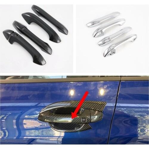 Car Door Grab / Handle Bowl Pull Doorknob Cover For KIA Optima / K5 GT 2020 2021 Trim Exterior 4Pcs
