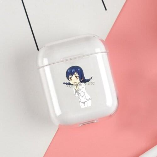 Food wars Shokugeki no Soma Megumi Tadokoro Cases For Apple AirPods 1 2 Case Clear Wireless Bluetooth Earphone Case Shell