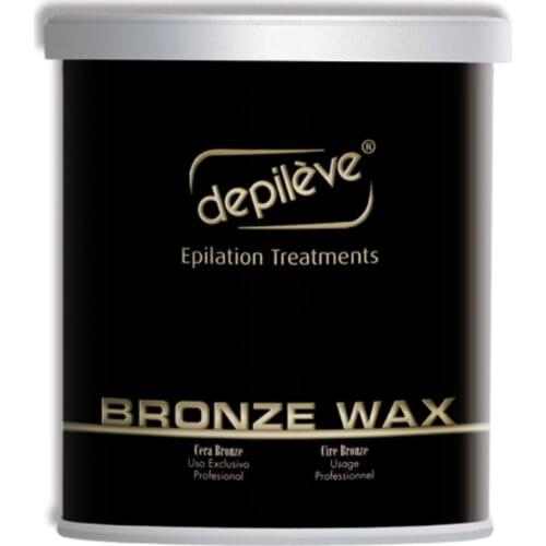 DEPILEVE Depıl Bronze Wax Can 800 G Disposable Strip Wax- 6 Pcs 'Original Product' Waxing,Body Care, hair Removal,Jar,Large Size