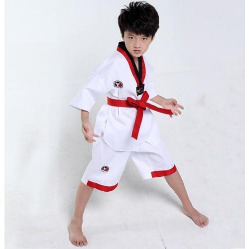 Childrens dance clothing sleeves long-sleeved girls Taekwondo clothing boys dance practice clothing martial arts clothing