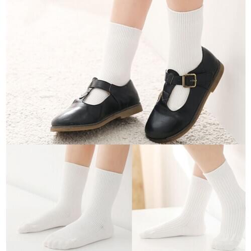 Baby Socks Boys Girls White Socks Cotton Soft Newborn Comfortable Sock Kids School Sports white socks