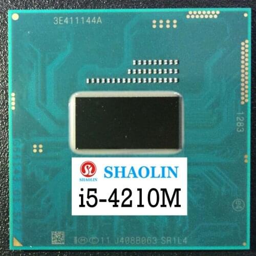 I5-4210M i5 4210M SR1L4 2.6GHz Dual-Core Quad-Thread CPU Processor 3 M 37W Socket G3/rPGA946B Original SHAOLIN Official Version