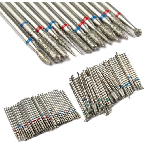 Manicure Cuticle Clean Electric Nail Tools Accessories Diamond Nail Drill Bit Milling Cutters Pedicure Mill Cutters