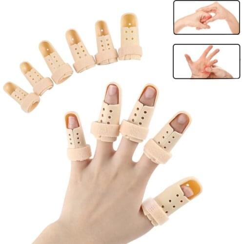 1Piece Unisex Fixed Support Finger Cot Adjustable Finger Splint Brace Protector For Finger Arthritis Injury To Relieve Pain