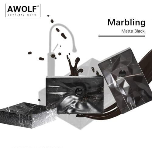 Art Bathroom Sinks Matte Black Ceramic Vessel Modern Design Washing Basin Bowl Big Size Lavatory Sink Handmade AM966