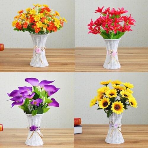 Yizan simulation artificial flower living room bedroom decorated with plastic flower set accessories tea table dry bouquet