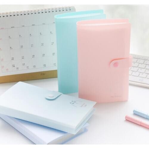 120/240 Pocket Name Card Book Home Picture Case Storage Photo Album Card Photocard Name Card ID Holder Home Accessories Dropship