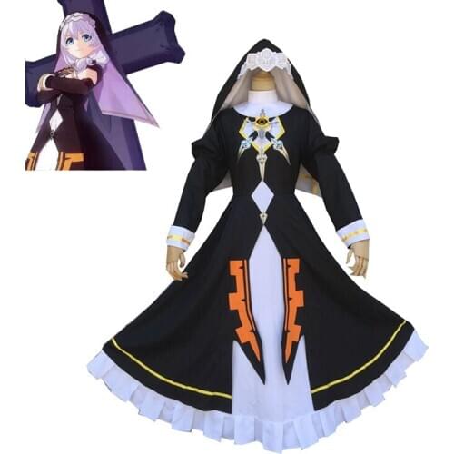 Game Honkai Impact 3 Theresa Apocalypse Cosplay Costume Women Cute Black Dress Halloween Carnival Uniform Fancy Suit Custom Made