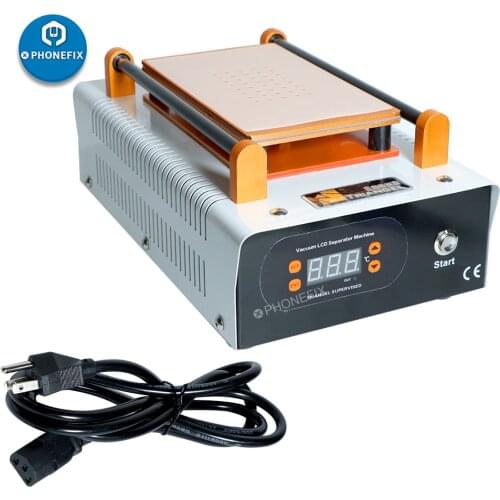 Mobile Phone Glass LCD Touch Screen Separator Machine Pre-Heating Platform Built-in Pump Vacuum for iPhone Samsung Glass Removal