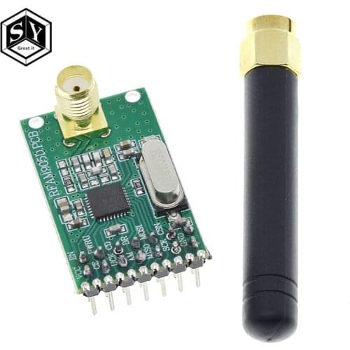 NRF905 Wireless Transceiver Module Wireless Transmitter Receiver Board NF905SE With Antenna FSK GMSK Low Power 433 868 915 MHz