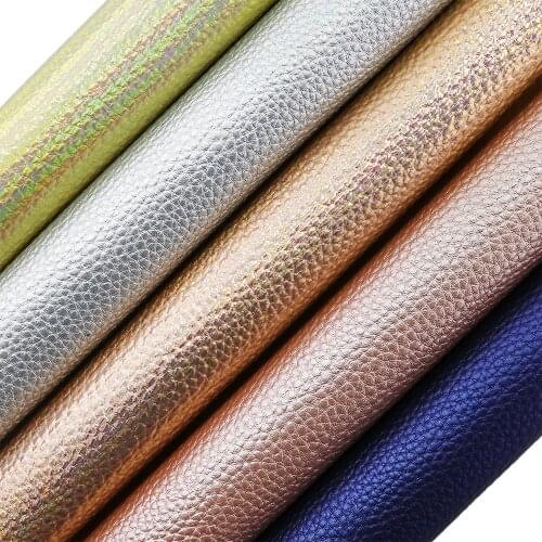 30x134cm Roll Lychee Faux Synthetic Leather Fabric For Handbag Home Decoration DIY CN289