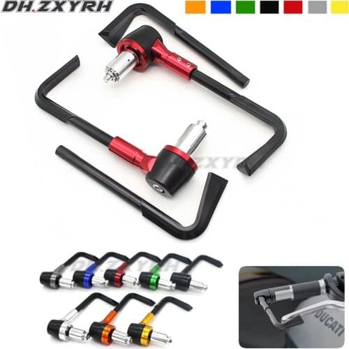 Motorcycle 7/8" 22mm Handlebar Brake Clutch Levers Protector Guard For DUCATI multistrada 1200 1098 848 999 749 scrambler