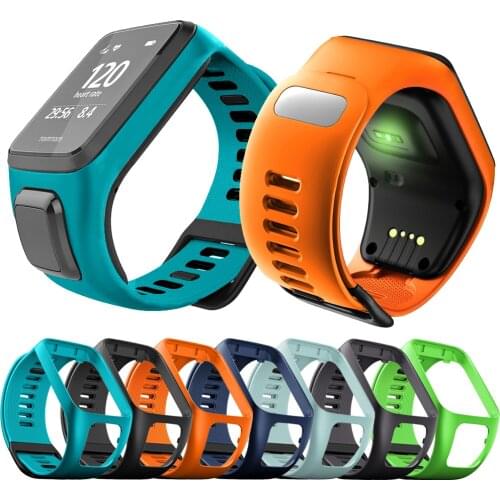 Silicone Strap Replacement for TomTom Runner 2/3 Spark/3 Sport Watch for Tom Watch Strap High Quality Watch Band Accessories