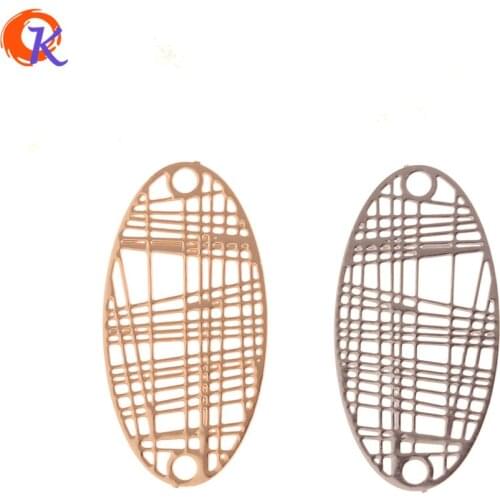 Cordial Design 100Pcs 12*24MM Jewelry Accessories/Earrings Parts/Oval Shape/Sheet Copper/DIY Making/Hand Made/Earring Findings