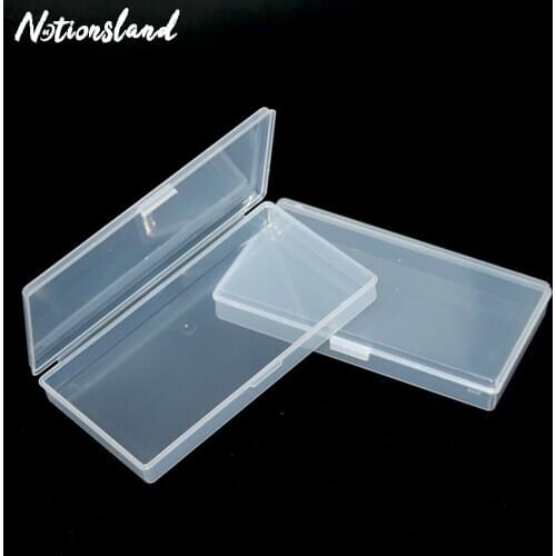 1pc High Temperature Disappearing Pen Refills Storage Box Plastic Clear Empty Container Organizer Box for Fabric Pencil Storage