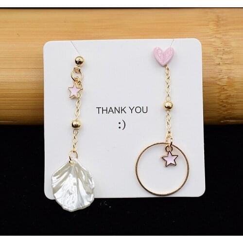 1PC Shell earrings Korean temperament European and American jewelry wholesale fashion retro versatile Earrings female