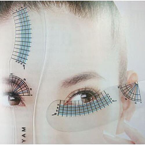 12pcs maquillaje Eyelash ruler measure Beauty ruler eyelash card makeup tools for eye mascara not stained eyelids Mascara