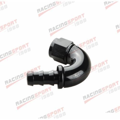 12AN -12AN 180Degree Push-Lock One Pieces Full Flow Hose End Fitting