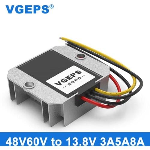 36V48V60V to 13.8V DC power converter 20-75V to 13.8V car radio regulator